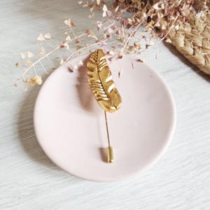 Spilla A Foglia Di Trifoglio Con Strass | Placcata Oro | Gioiello Portafortuna Per Donne | Regalo Compleanno Per Moglie O Amica