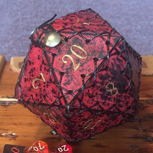 Leather D20 Dice Bag