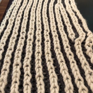 Lines in the Sand Brioche Scarf