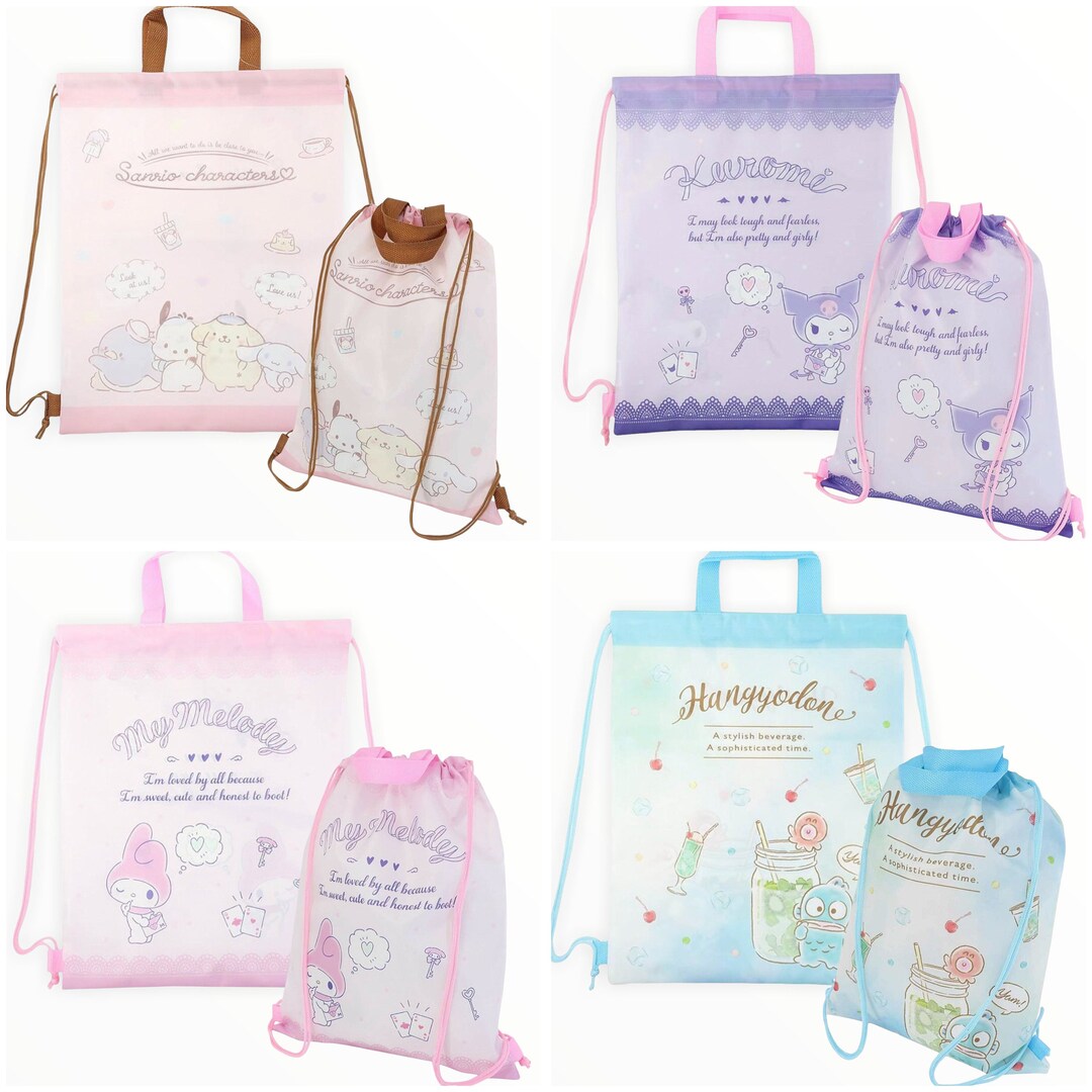 Japan Character Nap Sack Backpack/tote Bag Etsy