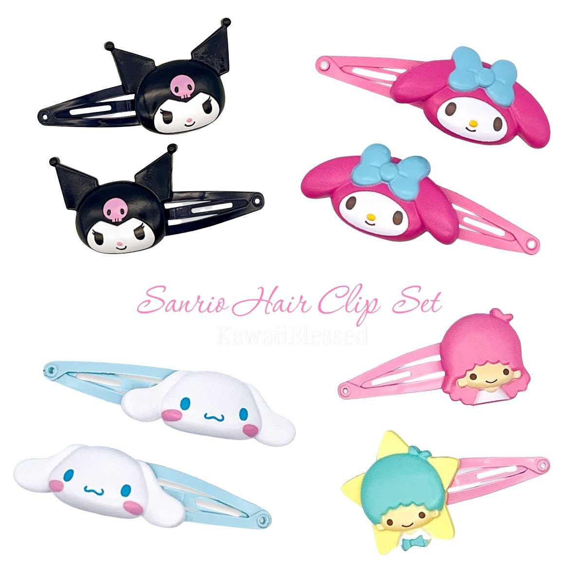 Kuromi Bandeau à cheveux avec mascotte My Melody : : Beauté et  Parfum