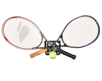 Tennis racket storage rack wall mount (100% Steel)