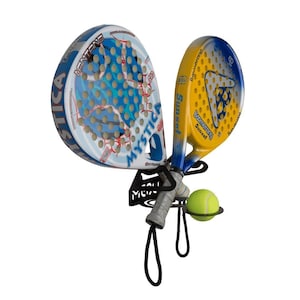 Paddle tennis racket wall mount display 100% Steel 画像 3