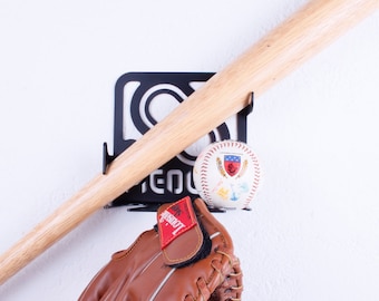 BASEBALL BAT WIESZAK. Black.Baseball wieszak, Aufhänger Baseballschläger, Cintre batte de baseball, Baseball posiadacza, przechowywania Basebal, wspornik Baseball,