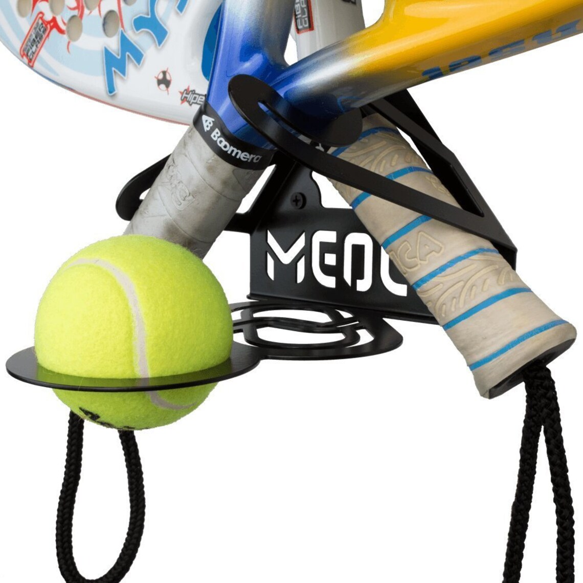 Paddle Tennis Racket Wall Mount Display 100 Steel Etsy