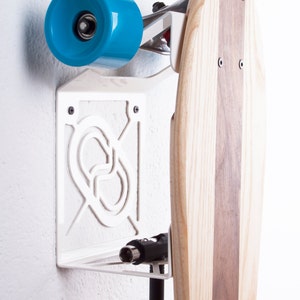 WALL LONGBOARD RACK / Longboard Shelf / Longboard Hanger / Longboard Holder / Longboard Hook / Longboard Perch / Longboard Rack / Bracket image 5