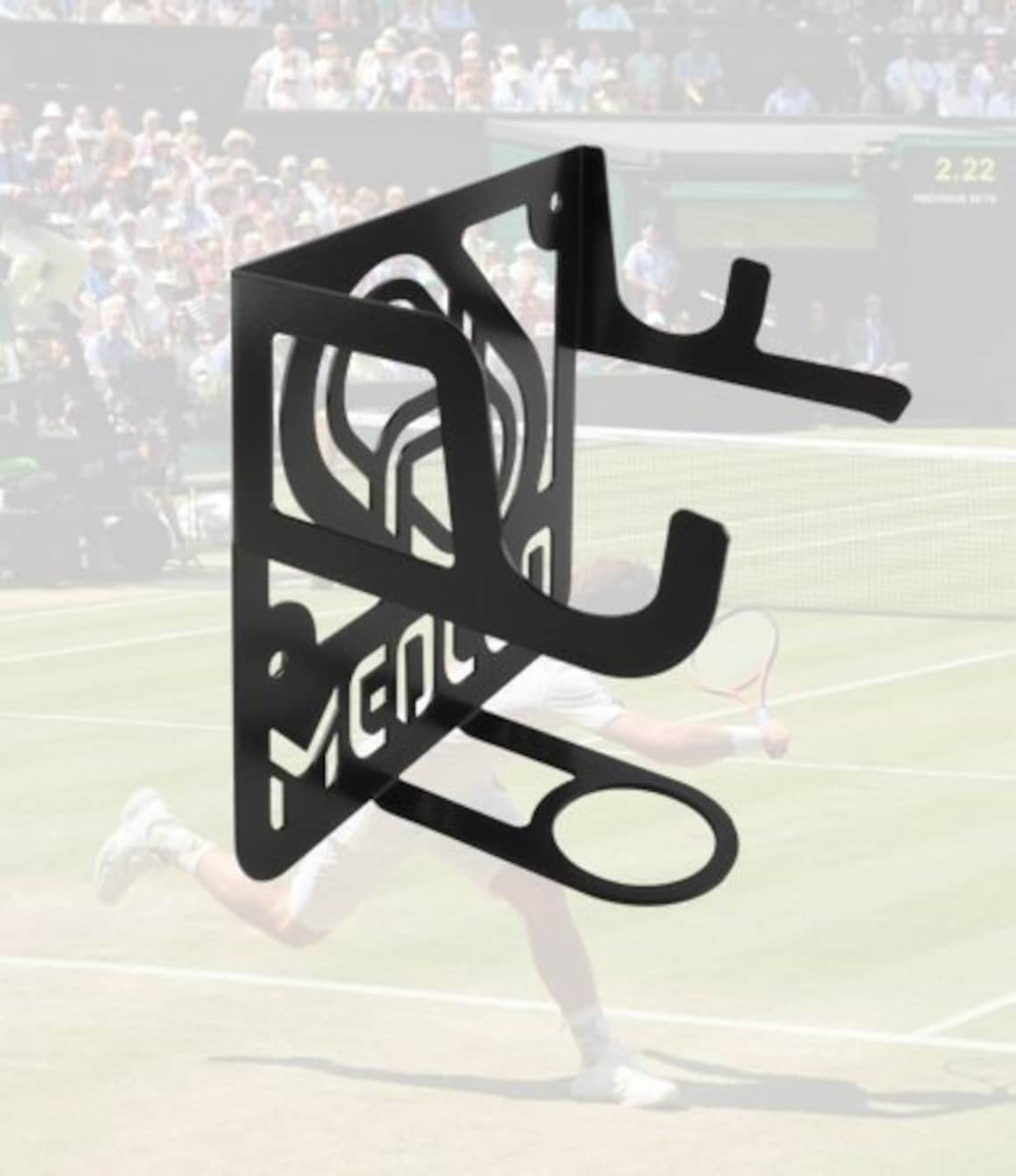 Tennis Racket Storage Rack Wall Mount 100 Steel Etsy