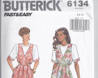 Butterick 6134 Sewing Pattern from 1992. Misses Top and Culotte Dress Bust 30 1/2-32 1/2 UNCUT