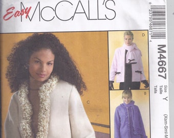 McCall/'s 4667 Misses/'//Miss Petite Jackets and Scarves Sewing Pattern