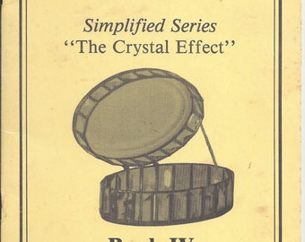 Stained Glass Boxes Booklet IV by J Floyd's from 1982 Four patterns with Assembly Instructions