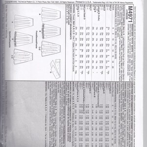 Mccalls Pattern 4971 From 2005 Misses A-line Skirts Waist - Etsy UK