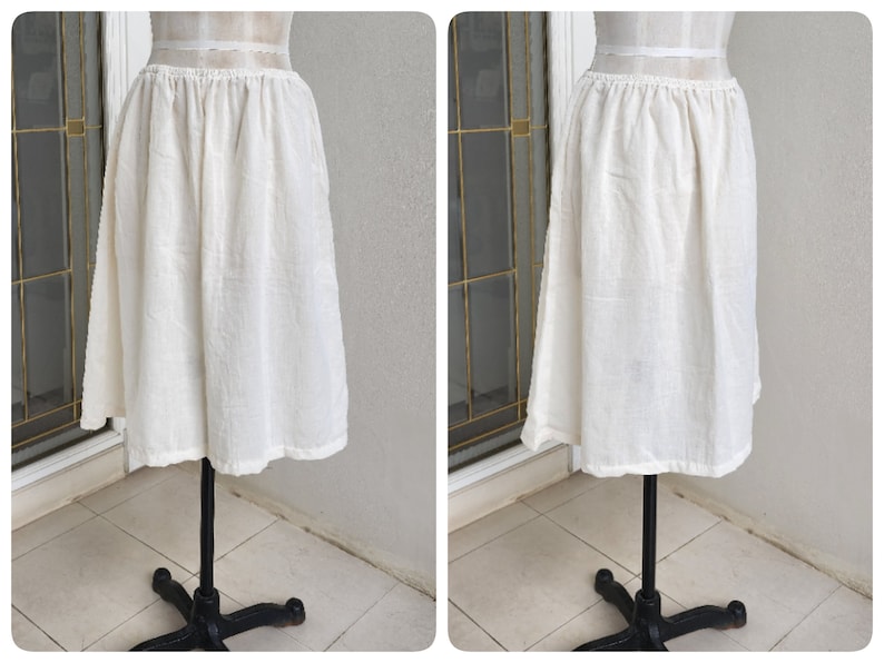 Slip Skirt, Cotton Half Slip Skirt, Petticoat, Underskirt image 7