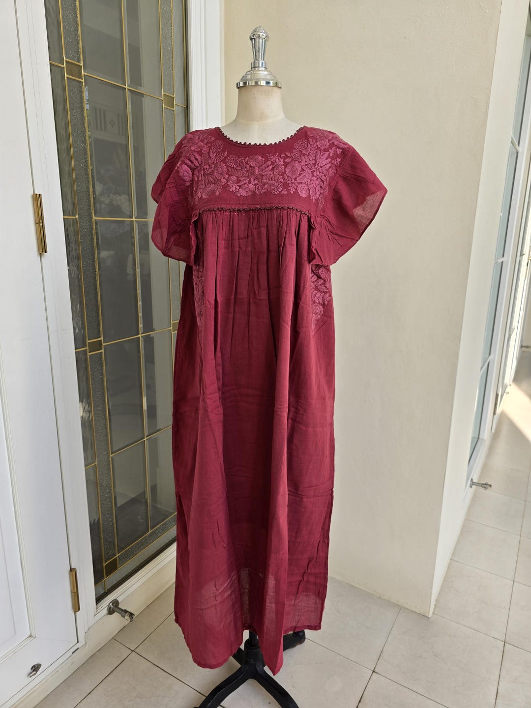 Palma Embroidered Hem Sun Dress