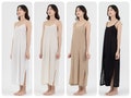 Long Cotton Slip Dress, Maxi Slip dress with Side Split, Long Night Gown in Light Cotton, Petticoat product logo