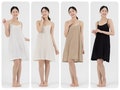 Short Cotton Slip Dress, Camisole Dress, Petticoat, Under Dress product logo