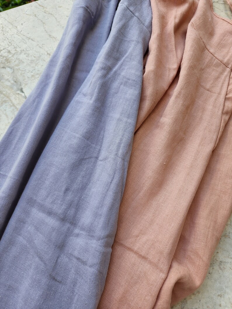 Double Cotton Gauze Slip Dress Midi Cotton Slip Dress With Etsy