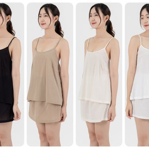 Camisole Cotton Top, Slip Top, Undergarment Tops, Cotton Top