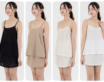 Camisole Cotton Top, Slip Top, Undergarment Tops, Cotton Top