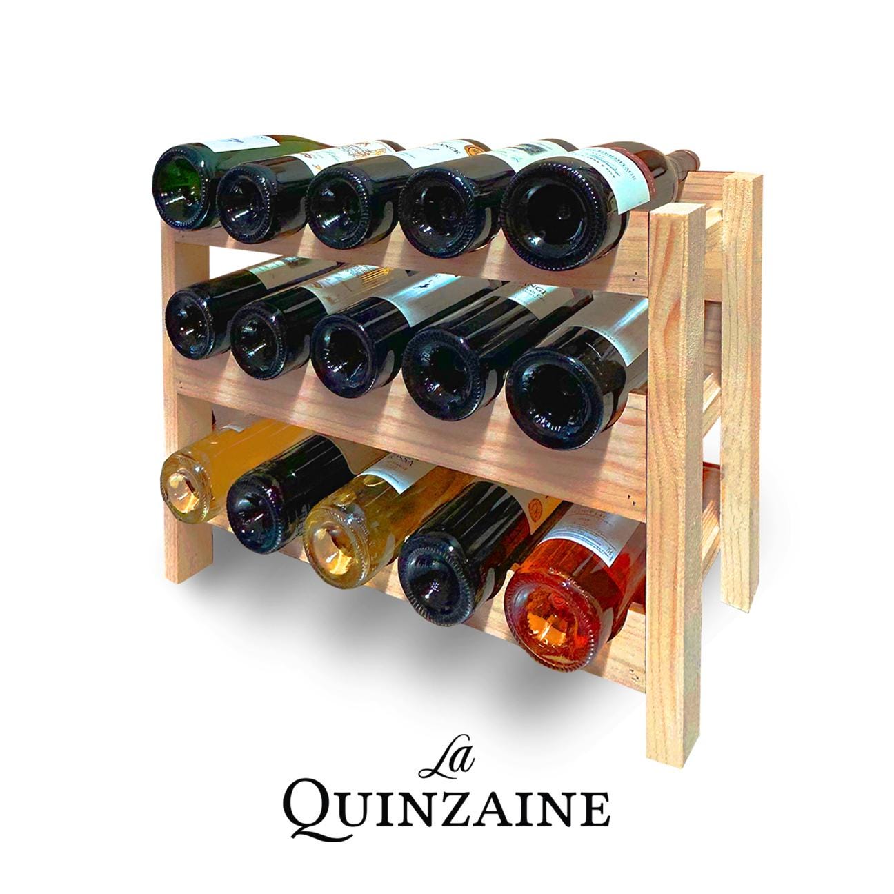Holz Wein Aufbewahrung Truhe Box  Hellbraun, Massiv, Stapelbar, Fr 1  Flasche, Von Wooden World