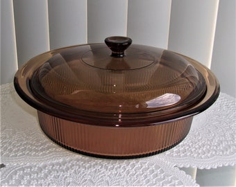 Corning Visions Round Lidded Casserole, 1 1/2 Quart