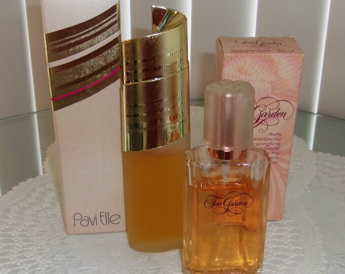 Vintage Avon Perfumes, Pavi Elle & Tea Garden, 1983 Etsy