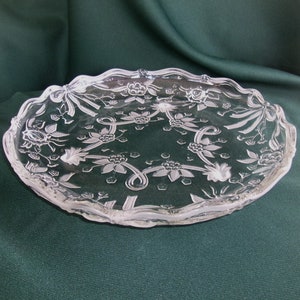 Vintage Mikasa Serving Platter, Ribbons & Floral