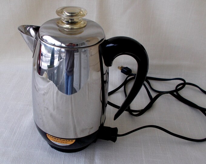 Vintage Farberware 28 Cup Coffee Maker Percolator, Made in USA Etsy