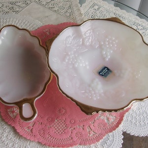 Vintage Anchor Hocking Fire King Serving Bowl Pair