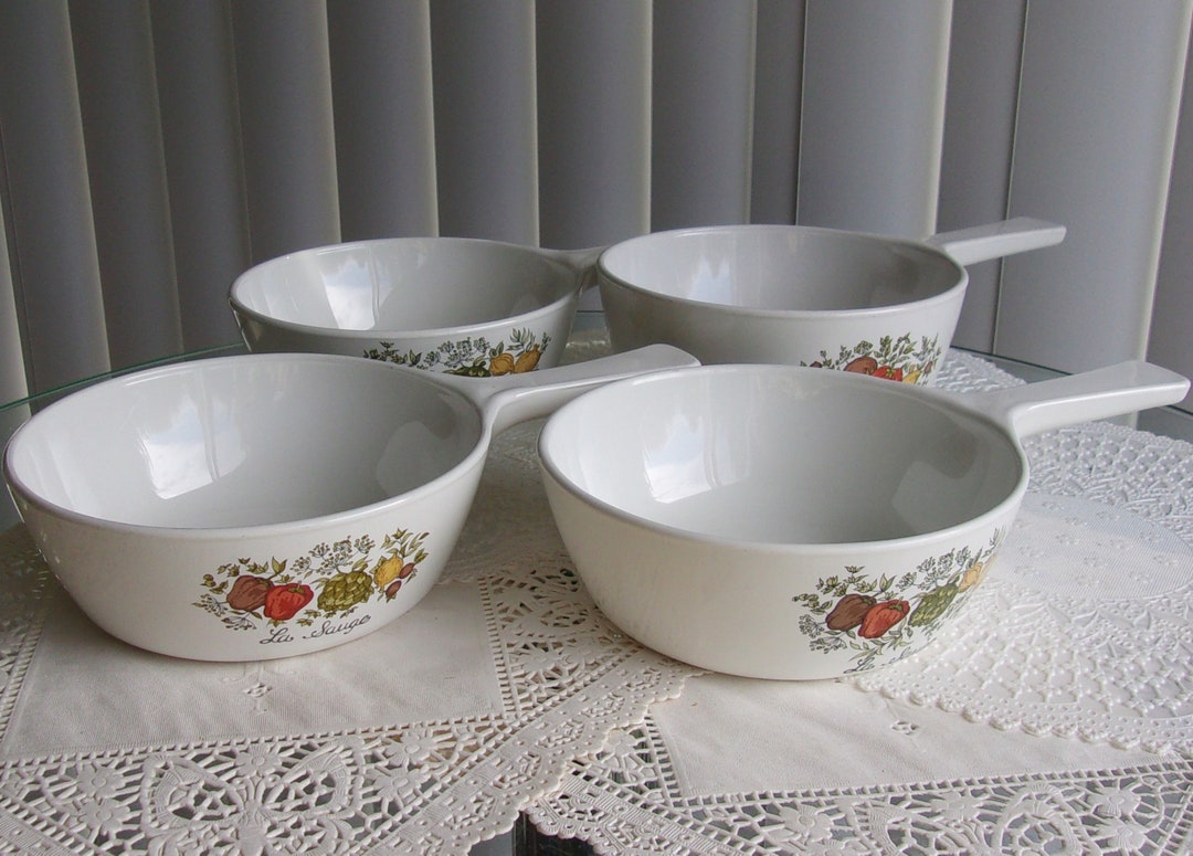 Corning Ware Saucepans Spice of Life 4 Pc. Etsy