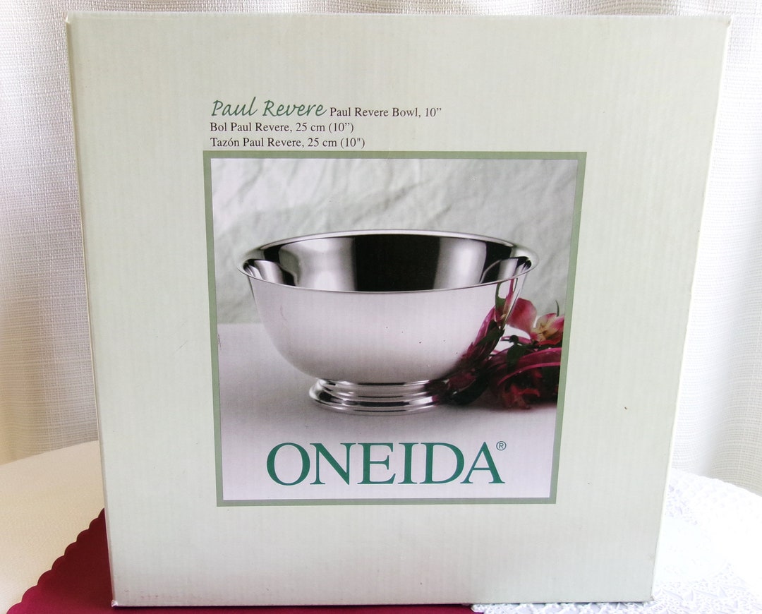 Vintage Paul Revere Oneida Serving Bowl W/liner New in Box Etsy