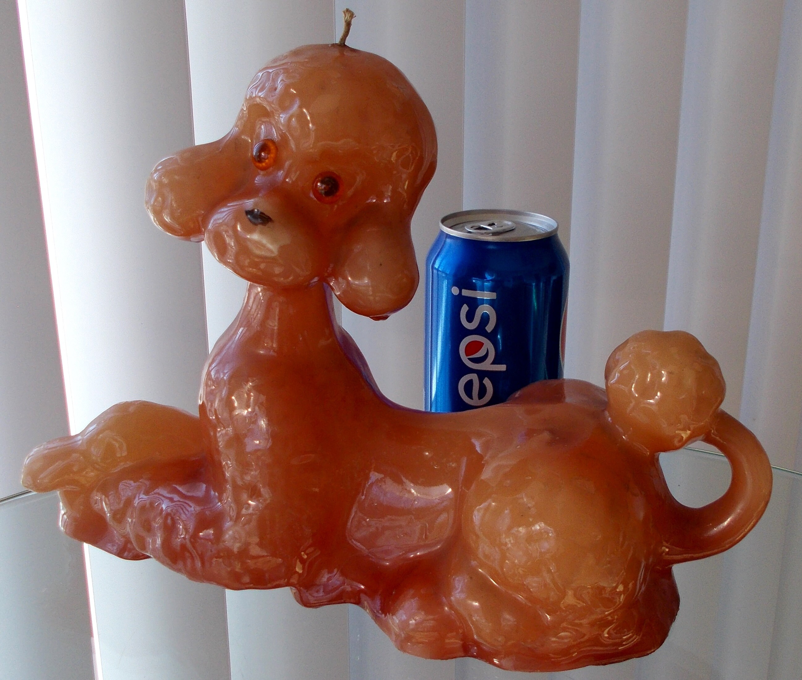 Vintage Poodle Candle Large Dog Candle Etsy