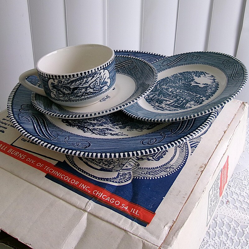 Currier And Ives Dishes