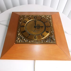 Vintage Telechron Wall Clock - Etsy