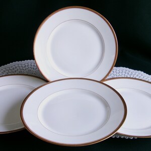 Vintage Limoges G.Ahrenfelot Dessert Plates (4) France