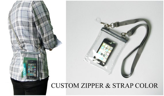 clear plastic sling bag