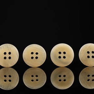 Genuine Horn Buttons In Various Sizes, Yellow And White Fancy Buttons For Sewing And Knitting, Very High Quality !!!