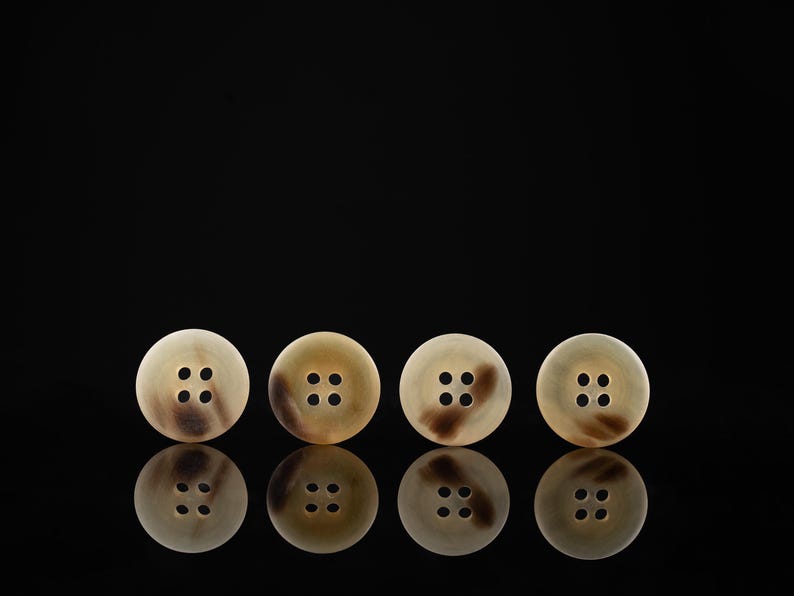 Real Horn Buttons in Various Sizes, Fancy Buttons for Sewing and ...