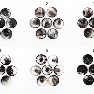 Handmade Real Horn Buttons for Unique and Stylish Garments