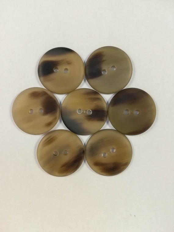 50 Pcs Black Buttons 10mm 2 Holes