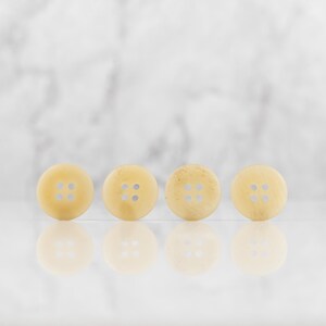 Genuine Horn Buttons in Various Sizes, Yellow and White Fancy Buttons ...