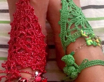 Crochet Patterns Boho barefoot sandals Foot jewelry Beach wedding Footless sandals Barefoot sandal Bottomless sandals Soleless Wedding shoes