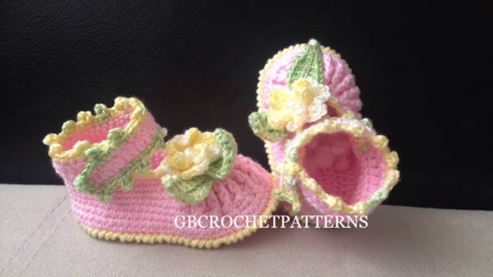 crochet pattern baby summer/spring shoes, baby shower shoes, ballet shoes pattern, baby shower shoes, lots of photos, aurash11