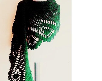 Crochet Pattern Shawl, Spring/ summer Wrap, Spring Shawl, Shawl Patterns, Women Wrap, Crochet stole patterns,  woman shawl, DIY crochet