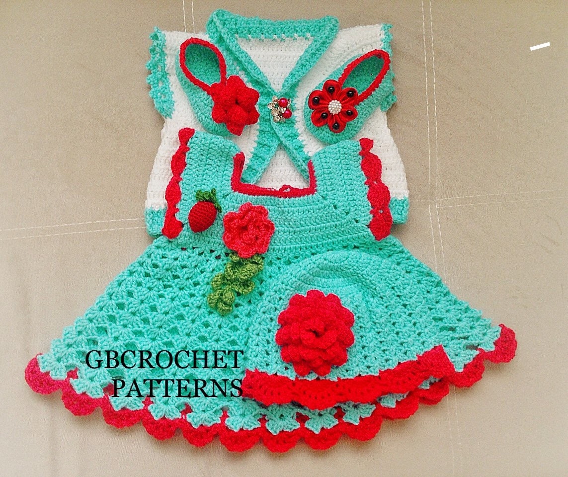 Baby Dress Pattern Set
