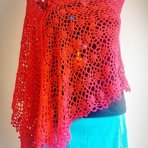 Crochet Pattern Easy Wrap Lace Tutorial Shawl Spring Crochet - Etsy