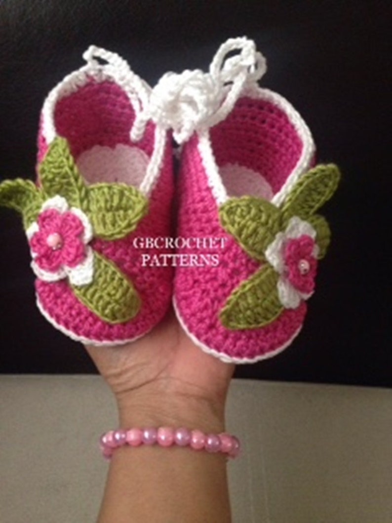 Crochet Pattern Baby Christening Shoes Girls Easy Slipper Etsy