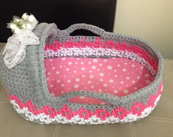 Crochet Baby Basket Etsy