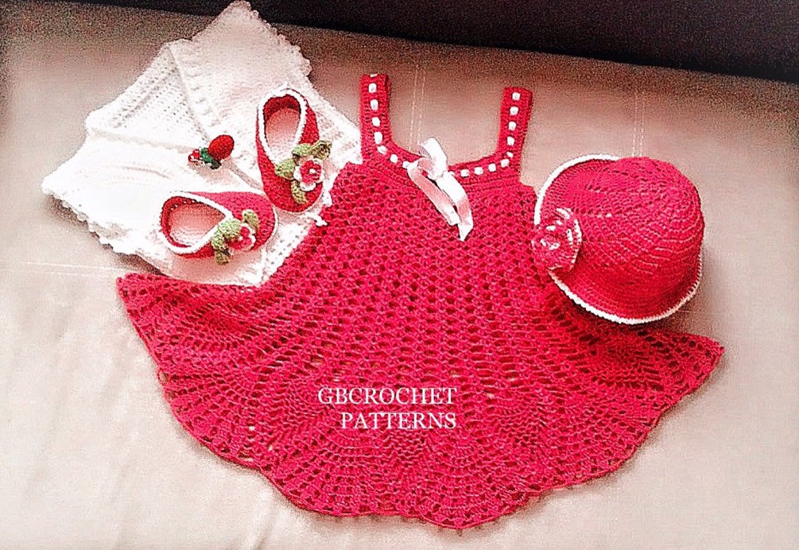 Crochet Pattern dress Pattern Baby Dress Pattern Crochet Etsy