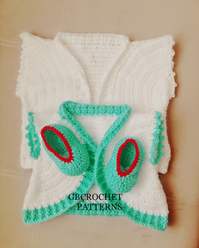30 Crochet Sweater Patterns to Stitch Cozy Pullovers, Cardigans, and Statement Layers 24 Baby Vest and Shoes Crochet Pattern