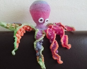 PDF Pattern crochet octopus ideal for babies, crochet Octopus toy, Octopus Amigurumi Pattern - pdf pattern - Crochet Pattern -